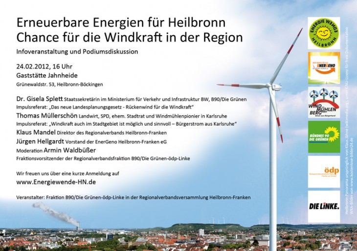 Windkraft-Podiumsdiskussion